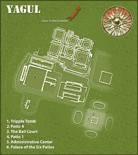 Yagul Map