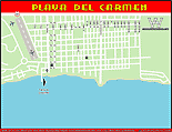 Playa del Carmen Map