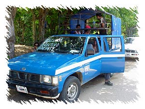 Transporte en Zipolite