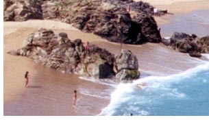 Playa nudista en Zipolite M&eacute;xico