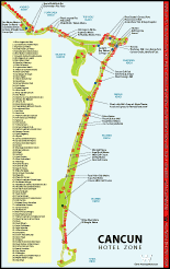 Cancun Map