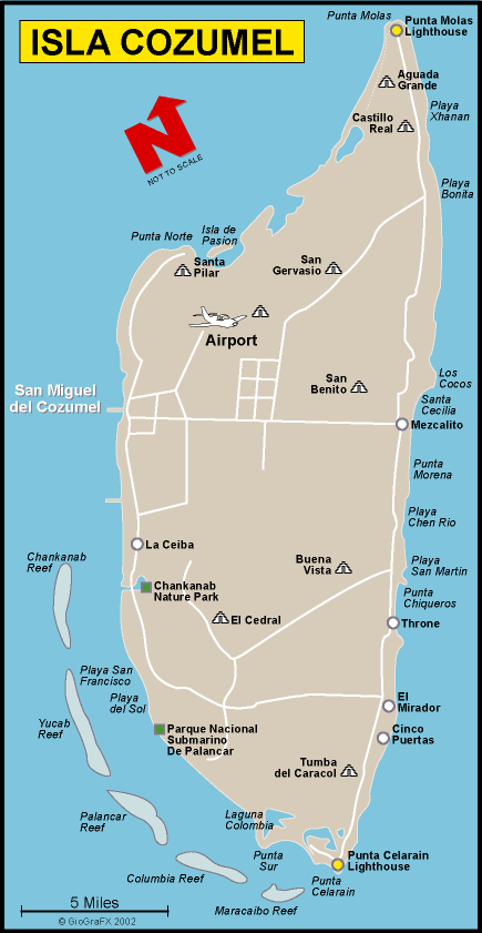 Cozumel Map