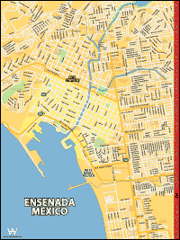 Mapa de Ensenada