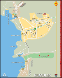 Huatulco Map