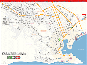 Cabo San Lucas Map