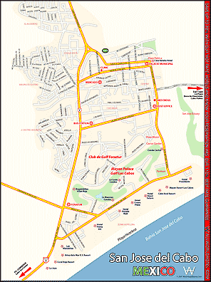 San Jose del Cabo Map