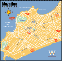 Old Mazatlan Map