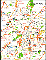 Mapa de la ciudad de México