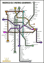 Mexico City Metro Map