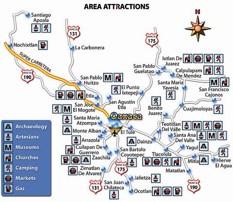 Oaxaca Map